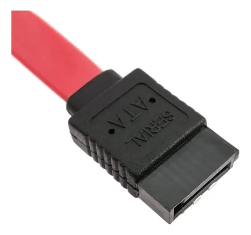 Cable Sata Datos Pc Placa Madre Disco Duro Rojo Rojo - Imagen 4