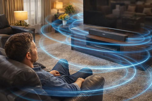 Soundbar Bluetooth Membrana, Sistema Portátil Subwoofer Negro - Imagen 3