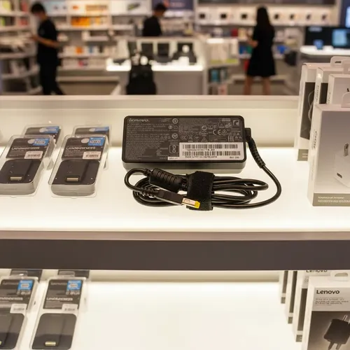 Cargador Lenovo Original 20v 3.25a Punta Rectangular Negro - Imagen 3