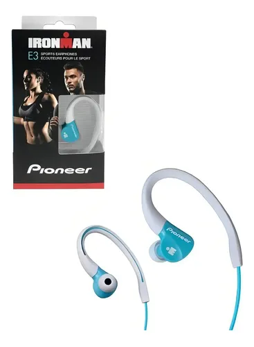 Audifonos Pioneer Ironman Se-e3m-gr Aqua Deportivos Celeste - Imagen 3