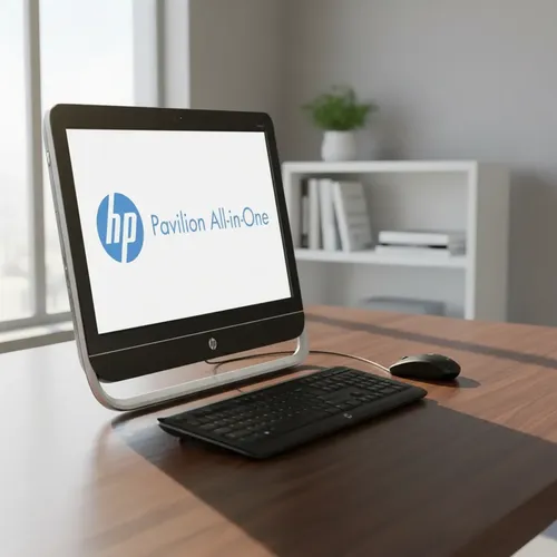 Computador Hp Pavilion 23 Amd E2-6110 8gb Ram Ssd 120 Pos Negro - Imagen 4