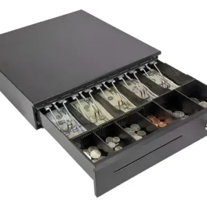 Caja Gaveta Dinero Electrónica 2 Llaves 5 Billetes 5 Monedas Negro