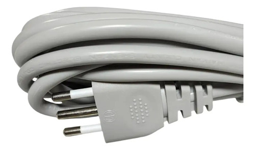 Alargador Enchufe 5 Metros Con Protector Sobrecarga Gris - Imagen 3