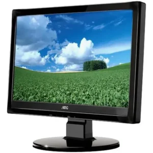 Monitor Aoc 1619sw 15.6 Vga Reacondicionado Negro