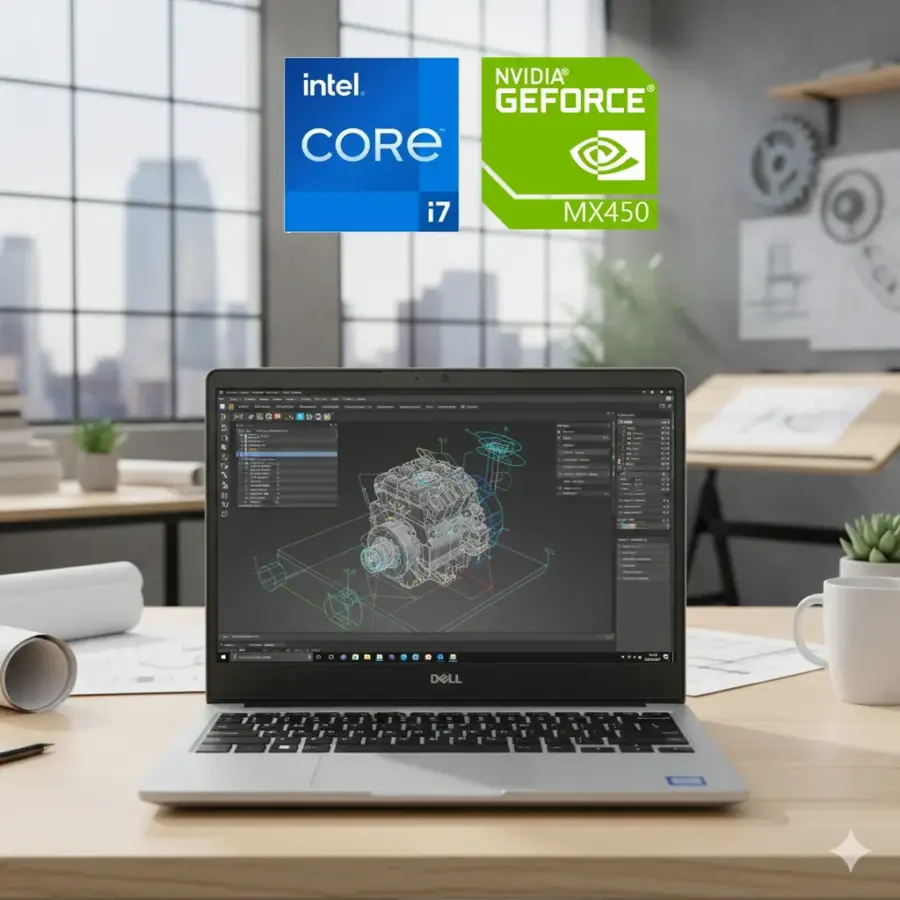 Notebook Dell Vostro 5410, Core I7 11370h 16gb 256m2 Gris - Imagen 2