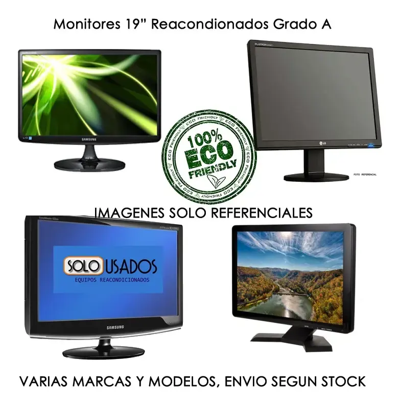 Detalle de Monitor 19 Pulgadas VGA Lcd 19 pulgadas