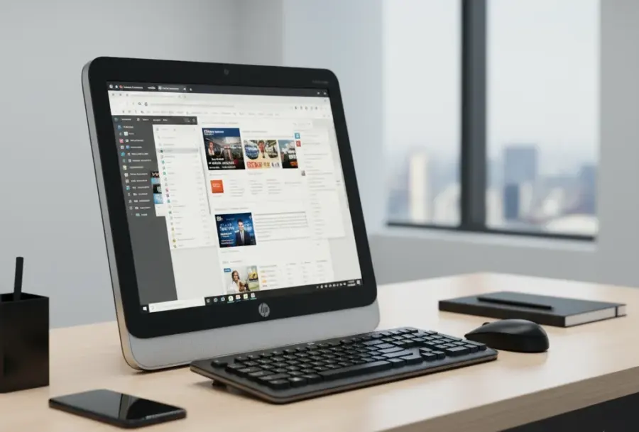 Hp Proone 400 G2 All In One I5 8gb Ssd 120gb Gris Oscuro - Imagen 5